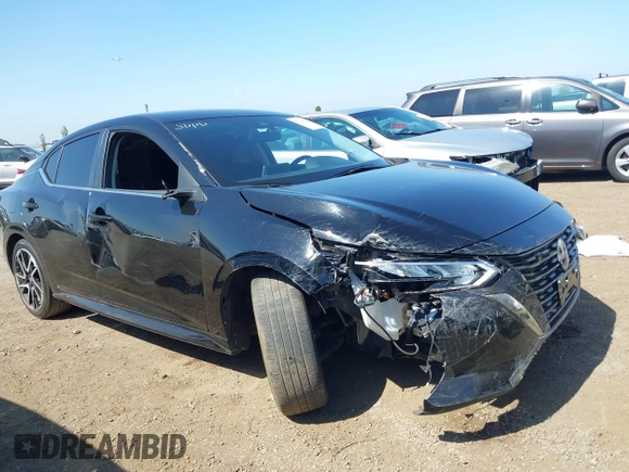 2024 Nissan Sentra SR with VIN 3N1AB8DV8RY365132, listed as a IAAI auction lot 42220944 with 21,503 mi miles and . Bid and sale history available at DreamBid. Image 6.
