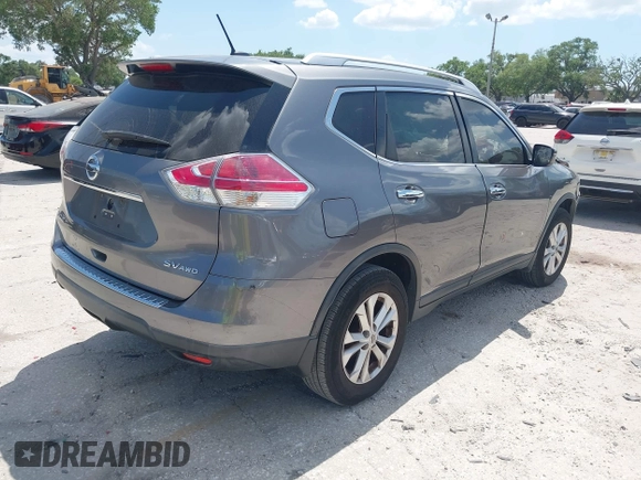 2016 Nissan Rogue SV z VIN KNMAT2MV8GP697352, wystawiony jako IAAI lot #41948298 z przebiegiem 79 119 mil mil oraz . Historia ofert i sprzedaży dostępna na DreamBid. Obrazek 4.