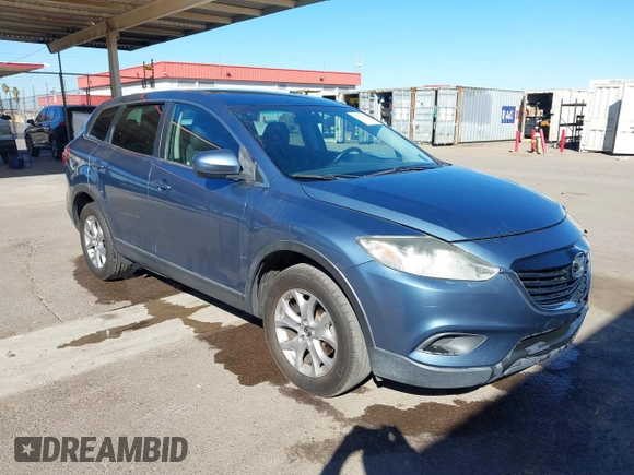 2014 Mazda CX-9 Sport with VIN JM3TB3BA5E0427753, listed as a IAAI auction lot 41679267 with 135,993 mi miles and . Bid and sale history available at DreamBid. Image 1.