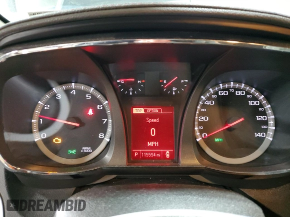 2014 GMC Terrain SLE with VIN 2GKFLVEK6E6204748, listed as a Copart auction lot 57119795 with 115,594 mi miles and Clean title. Bid and sale history available at DreamBid. Image 9.