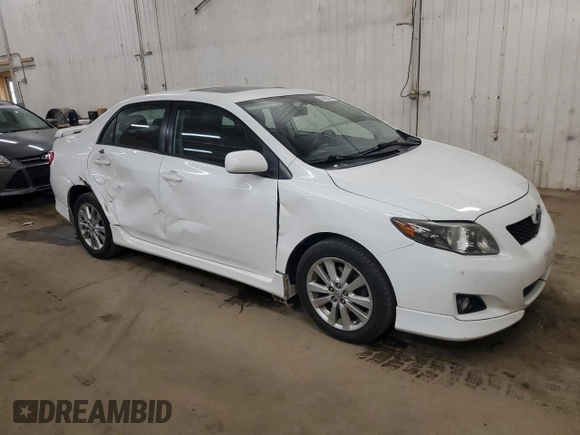 2010 Toyota Corolla with VIN 2T1BU4EE1AC447615, listed as a Copart auction lot 53095075 with 103,500 mi miles and Salvage Title. Bid and sale history available at carsss.com. Image 4.