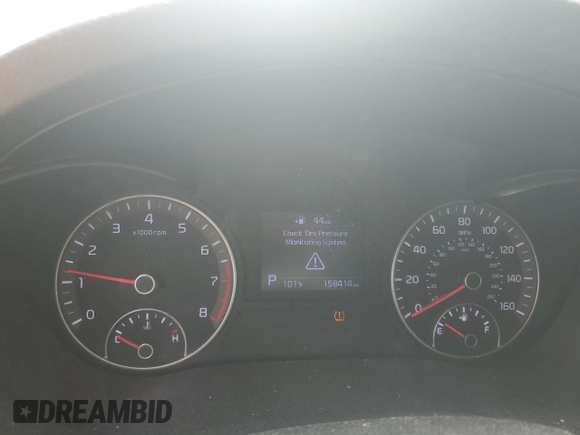 2019 Kia Optima LX with VIN 5XXGT4L39KG278156, listed as a Copart auction lot 65184395 with 158,414 mi miles and Clean title. Bid and sale history available at DreamBid. Image 9.