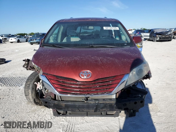 2016 Toyota Sienna LE AAS with VIN 5TDKK3DC7GS692855, listed as a Copart auction lot 50134735 with 202,252 mi miles and Salvage Title. Bid and sale history available at carsss.com. Image 5.