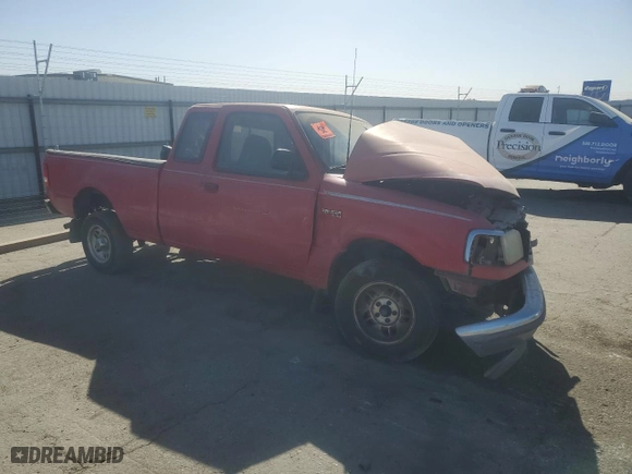 1996 Ford Ranger XL with VIN 1FTCR14A8TPA16440, listed as a Copart auction lot 76930814 with 337,067 mi miles and Salvage Title. Bid and sale history available at carsss.com. Image 4.