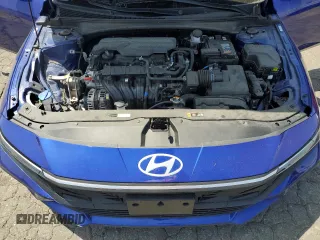 2024 Hyundai Elantra SEL with VIN KMHLM4DG1RU697941, listed as a Copart auction lot 53869435 with 13,915 mi miles and Salvage title. Bid and sale history available at DreamBid. Image 11.