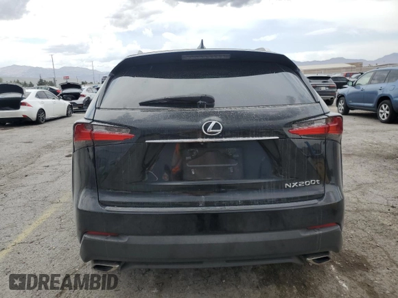 2017 Lexus NX 200t with VIN JTJYARBZXH2079853, listed as a Copart auction lot 58400125 with 119,555 mi miles and Salvage title. Bid and sale history available at DreamBid. Image 6.