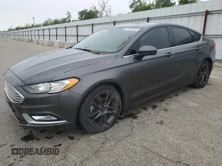 2018 Ford Fusion SE with VIN 3FA6P0HD0JR205323, listed as a Copart auction lot 54343255 with 124,420 mi miles and Clean Title. Bid and sale history available at carsss.com. Image 1.