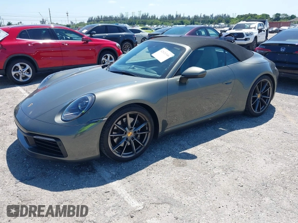 2020 Porsche 911 Carrera S with VIN WP0CB2A97LS263238, listed as a IAAI auction lot 42021346 with 23,899 mi miles. Bid and sale history available at carsss.com. Image 17.