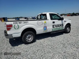 2013 Ford F-150 XL with VIN 1FTMF1CMXDKE46073, listed as a Copart auction lot 52419675 with 99,475 mi miles and Salvage Title. Bid and sale history available at carsss.com. Image 3.