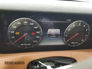 2020 Mercedes-Benz S 63 AMG with VIN WDDXJ8JB7LA040820, listed as a Copart auction lot 84505674 with 21,242 mi miles and Salvage Title. Bid and sale history available at DreamBid. Image 9.