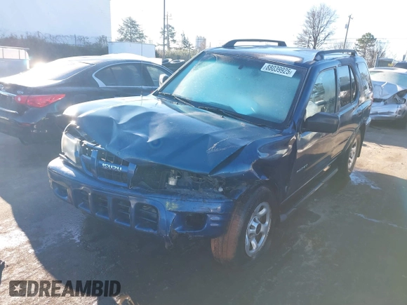 2004 Isuzu Rodeo S with VIN 4S2CK58W444314265, listed as a IAAI auction lot 41294636 with 291,080 mi miles and . Bid and sale history available at DreamBid. Image 6.