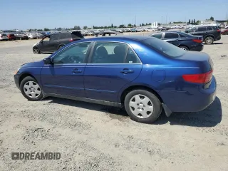 2005 Honda Accord LX with VIN 1HGCM56445A035216, listed as a Copart auction lot 60009075 with 209,084 mi miles and Clean title. Bid and sale history available at DreamBid. Image 2.