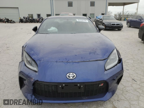 2024 Toyota GR86 Premium with VIN JF1ZNBE1XR8756817, listed as a Copart auction lot 82436794 with 6,307 mi miles and Salvage Title. Bid and sale history available at carsss.com. Image 5.