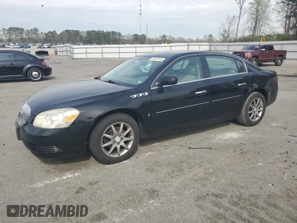 2007 Buick Lucerne V6 CXL with VIN 1G4HD57287U115682, listed as a Copart auction lot 50262145 with 157,989 mi miles and Salvage Title. Bid and sale history available at carsss.com. Image 1.