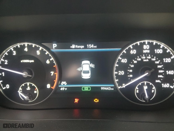 2017 Genesis G90 3.3T Premium with VIN KMHG34JA9HU025421, listed as a Copart auction lot 81075664 with 99,443 mi miles and Salvage Title. Bid and sale history available at carsss.com. Image 9.