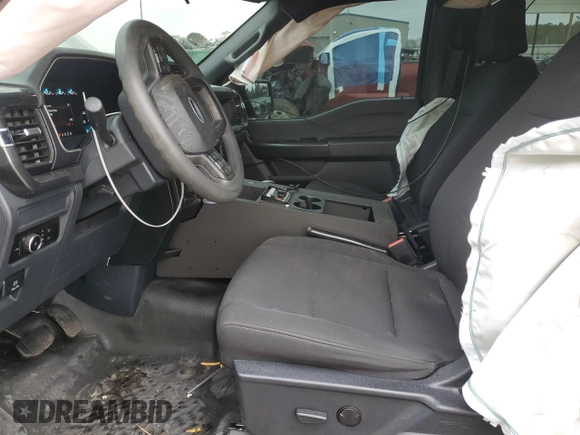 2023 Ford F-150 with VIN 1FTFW1P85PKD23050, listed as a Copart auction lot 48001595 with 42,427 mi miles and Salvage title. Bid and sale history available at DreamBid. Image 7.