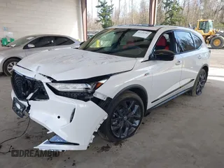 2023 Acura MDX w/A-Spec Package with VIN 5J8YE1H01PL030004, listed as a IAAI auction lot 41724782 with 15,835 mi miles and . Bid and sale history available at DreamBid. Image 17.