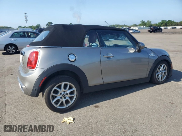 2018 MINI Convertible Cooper S with VIN WMWWG9C53J3D22679, listed as a Copart auction lot 60190565 with 55,536 mi miles and Salvage title. Bid and sale history available at DreamBid. Image 3.