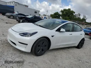 2023 Tesla Model 3 with VIN 5YJ3E1EA6PF487139, listed as a Copart auction lot 51391245 with 26,644 mi miles and Non Repairable. Bid and sale history available at DreamBid. Image 1.