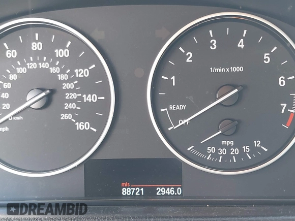 2013 BMW 3 Series 328i with VIN WBA3C1C59DF443846, listed as a IAAI auction lot 41932475 with 88,721 mi miles. Bid and sale history available at carsss.com. Image 14.