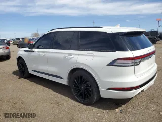 2023 Lincoln Aviator Reserve with VIN 5LM5J7XC2PGL23925, listed as a Copart auction lot 49435725 with 14,076 mi miles and Salvage Title. Bid and sale history available at carsss.com. Image 2.