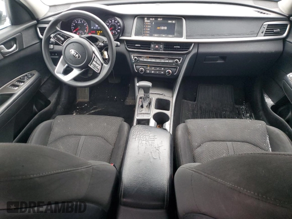 2019 Kia Optima LX with VIN 5XXGT4L31KG369860, listed as a Copart auction lot 45542435 with 126,119 mi miles and Salvage Title. Bid and sale history available at carsss.com. Image 8.