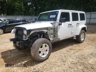 2017 Jeep Wrangler Unlimited Sahara with VIN 1C4HJWEG8HL580262, listed as a Copart auction lot 60118455 with 63,075 mi miles and Salvage title. Bid and sale history available at DreamBid. Image 1.