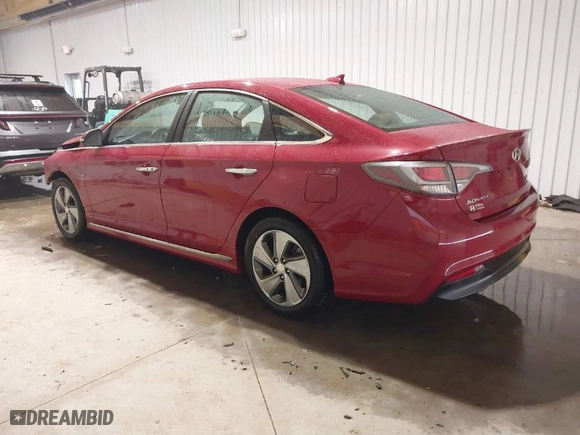 2016 Hyundai Sonata Hybrid Limited with VIN KMHE34L17GA019184, listed as a IAAI auction lot 41402544 with 114,964 mi miles. Bid and sale history available at carsss.com. Image 3.