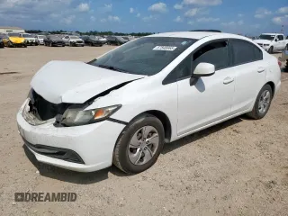 2013 Honda Civic LX z VIN 2HGFB2F51DH600290, wystawiony jako Copart lot #57848865 z przebiegiem 233 761 mil mil oraz Szkoda całkowita • Salvage title. Historia ofert i sprzedaży dostępna na DreamBid. Obrazek 1.