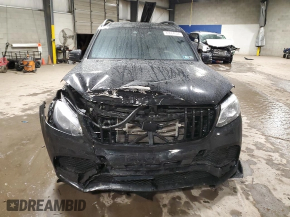2017 Mercedes-Benz GLS with VIN 4JGDF7FE8HA684938, listed as a Copart auction lot 83664534 with 88,113 mi miles and Salvage Title. Bid and sale history available at carsss.com. Image 5.