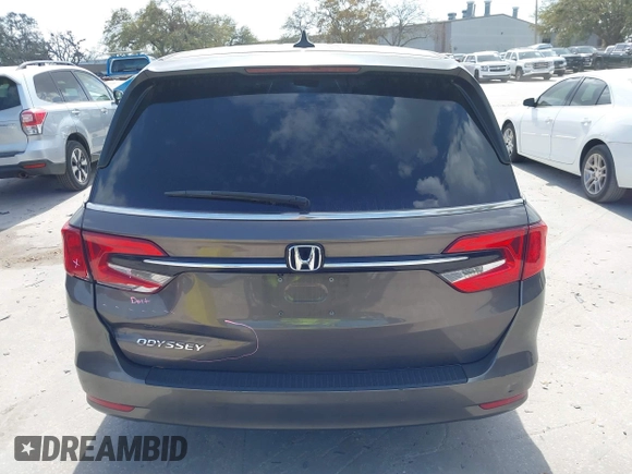 2022 Honda Odyssey EX-L with VIN 5FNRL6H77NB031502, listed as a IAAI auction lot 41706098 with 57,074 mi miles and . Bid and sale history available at DreamBid. Image 16.