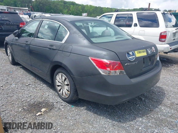 2010 Honda Accord LX z VIN 1HGCP2F39AA184843, wystawiony jako IAAI lot #42240208 z przebiegiem 179 667 mil mil oraz . Historia ofert i sprzedaży dostępna na DreamBid. Obrazek 3.