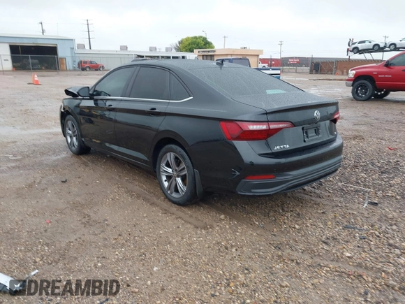 2023 Volkswagen Jetta SE with VIN 3VW7M7BU9PM013345, listed as a IAAI auction lot 42203990 with 15,859 mi miles and . Bid and sale history available at DreamBid. Image 3.