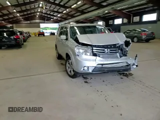 2012 Honda Pilot EX-L with VIN 5FNYF4H58CB016008, listed as a Copart auction lot 59795735 with Not provided miles and Salvage title. Bid and sale history available at DreamBid. Image 14.