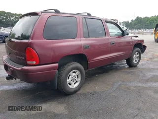 2002 Dodge Durango Sport with VIN 1B4HS38N32F206649, listed as a IAAI auction lot 40725627 with 290,822 mi miles. Bid and sale history available at carsss.com. Image 4.
