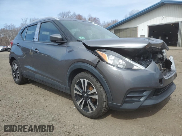 2019 Nissan Kicks S with VIN 3N1CP5CU2KL532749, listed as a Copart auction lot 51682655 with 136,070 mi miles and Clean Title. Bid and sale history available at DreamBid. Image 4.