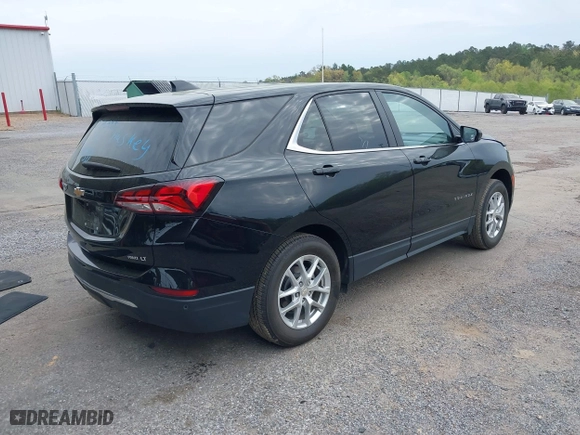 2023 Chevrolet Equinox LT with VIN 3GNAXUEGXPL262836, listed as a IAAI auction lot 41897111 with 46,179 mi miles. Bid and sale history available at carsss.com. Image 4.