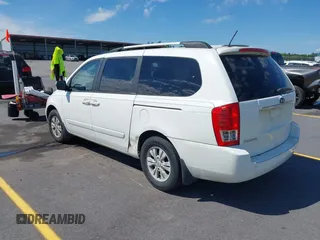 2012 Kia Sedona LX with VIN KNDMG4C71C6447550, listed as a IAAI auction lot 42190357 with 161,960 mi miles and . Bid and sale history available at carsss.com. Image 3.
