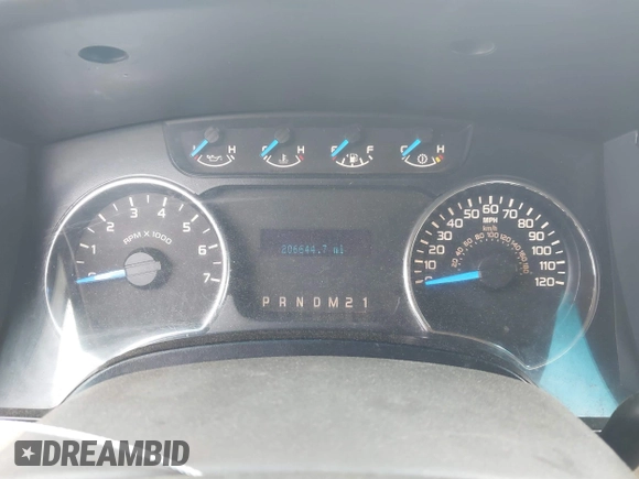 2013 Ford F-150 XL with VIN 1FTFX1EF0DFA84252, listed as a IAAI auction lot 42186869 with 206,644 mi miles and . Bid and sale history available at carsss.com. Image 7.