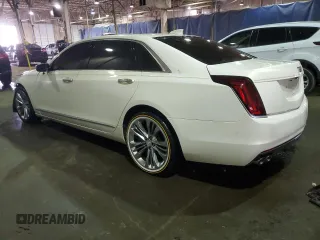 2017 Cadillac CT6 Luxury AWD with VIN 1G6KD5RS7HU145073, listed as a Copart auction lot 51009295 with 74,487 mi miles and Salvage title. Bid and sale history available at DreamBid. Image 2.