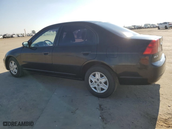 2003 Honda Civic DX with VIN 2HGES161X3H585385, listed as a Copart auction lot 42854145 with 87,312 mi miles and Salvage Title. Bid and sale history available at carsss.com. Image 2.
