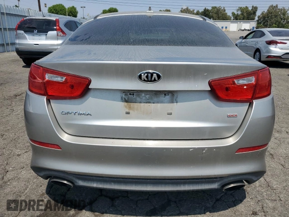 2014 Kia Optima LX with VIN KNAGM4A70E5470266, listed as a Copart auction lot 65084275 with 144,497 mi miles and Clean title. Bid and sale history available at DreamBid. Image 6.
