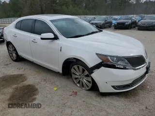 2013 Lincoln MKS EcoBoost with VIN 1LNHL9FT0DG607721, listed as a Copart auction lot 85129344 with 158,191 mi miles and Salvage title. Bid and sale history available at DreamBid. Image 4.
