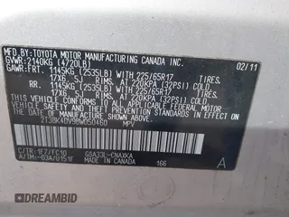 2011 Toyota RAV4 with VIN 2T3BK4DV9BW050460, listed as a IAAI auction lot 41914621 with 196,912 mi miles. Bid and sale history available at carsss.com. Image 9.
