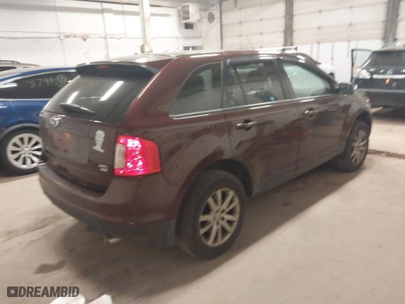 2012 Ford Edge SEL with VIN 2FMDK4JC1CBA22924, listed as a IAAI auction lot 41826154 with 191,027 mi miles. Bid and sale history available at carsss.com. Image 4.