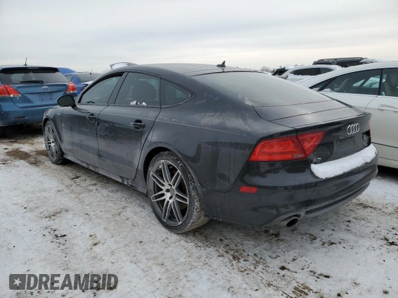 2014 Audi A7 3.0 Prestige with VIN WAU2GAFC8EN035629, listed as a Copart auction lot 45362845 with 81,263 mi miles and Salvage Title. Bid and sale history available at carsss.com. Image 2.