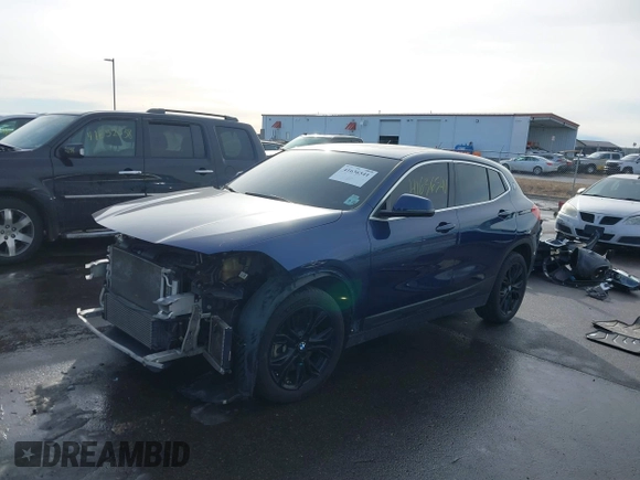 2018 BMW X2 xDrive28i with VIN WBXYJ5C36JEF80254, listed as a IAAI auction lot 41636541 with 98,137 mi miles. Bid and sale history available at carsss.com. Image 2.
