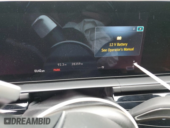 2024 Mercedes-Benz GLE 350 with VIN 4JGFB4FB4RB096975, listed as a Copart auction lot 58155465 with 28,359 mi miles and Salvage title. Bid and sale history available at DreamBid. Image 9.