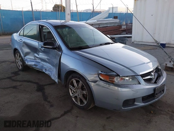 2005 Acura TSX with VIN JH4CL96925C022567, listed as a IAAI auction lot 41815552 with 168,569 mi miles and . Bid and sale history available at DreamBid. Image 1.