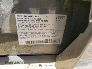 2018 Audi SQ5 Premium Plus with VIN WA1A4AFY1J2083935, listed as a Copart auction lot 75964014 with 72,266 mi miles and Clean Title. Bid and sale history available at DreamBid. Image 13.
